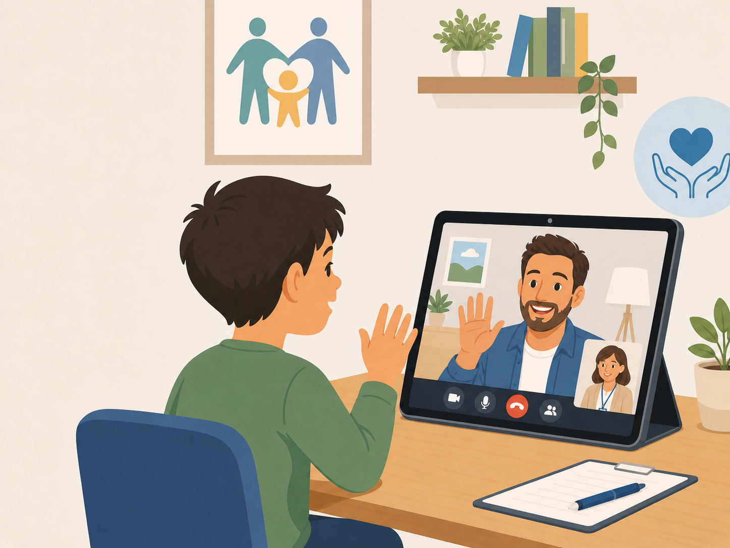 Supervised conference graphic.